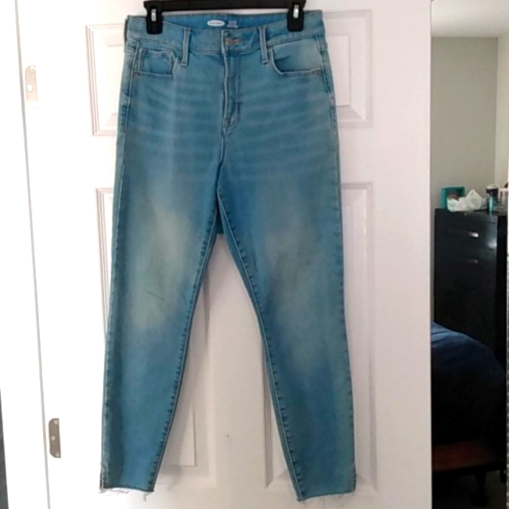 Size 10 Old Navy Rockstar blue jeans